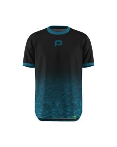 Mens pallap Technical Pro T-Shirt - BLACK BLUE GREEN