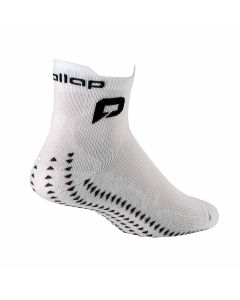 pallap Competition Padel Socks Low with Grip - WHITE BLACK