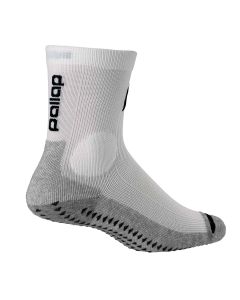 pallap Regular Padel Socks with Grip - WHITE BLACK
