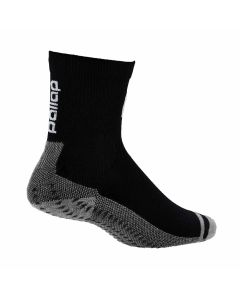 pallap Regular Padel Socks with Grip - BLACK WHITE