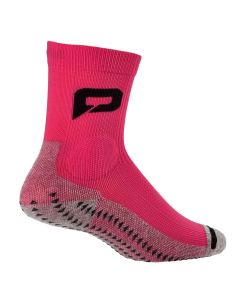 pallap Regular Padel Socks with Grip - FUCSIA BLACK